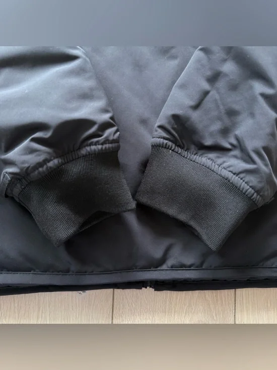 Frank & Oak Men's Skyline Reversible Hooded Quilted Black Puffer Jacket - Picture 8 of 16